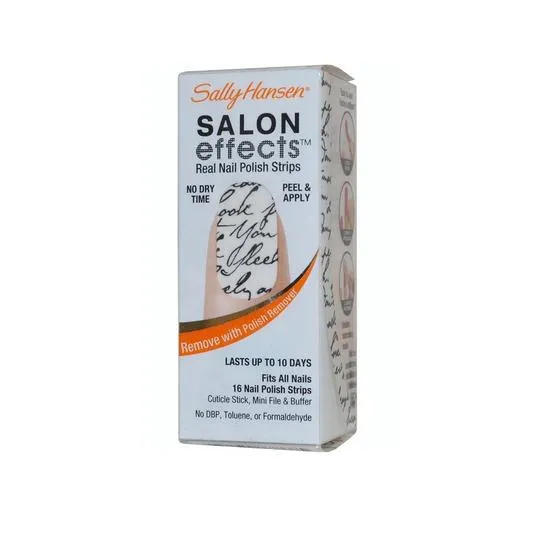 Sally Hansen Salon Effects Real Nail Polish Strips 05 Pink a Prize