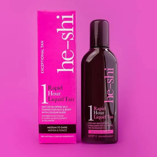 He-Shi Rapid 1 Hour Liquid Tan Medium-Dark