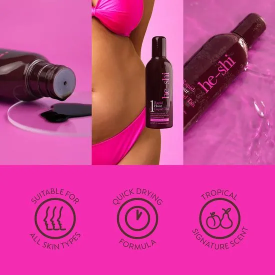 He-Shi Rapid 1 Hour Liquid Tan Medium-Dark