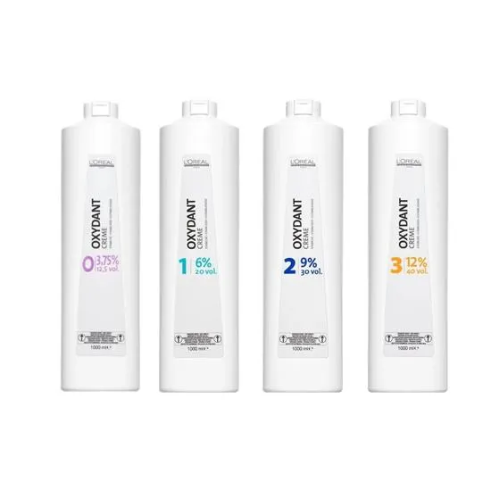 L'Oreal Paris Professional Oxydant Creme 3.75%, 6%, 9%, 12% 1000ml / 3.75 % 12.5 vol