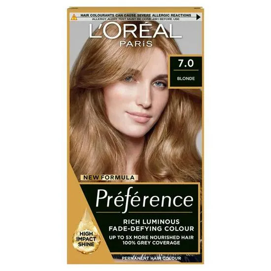 L'Oreal Paris Preference Luminous Permanent Hair Colour Vienna Blonde