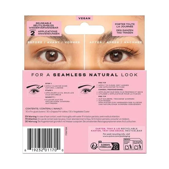 Eylure Pre-glued Clusters Naturals Salon