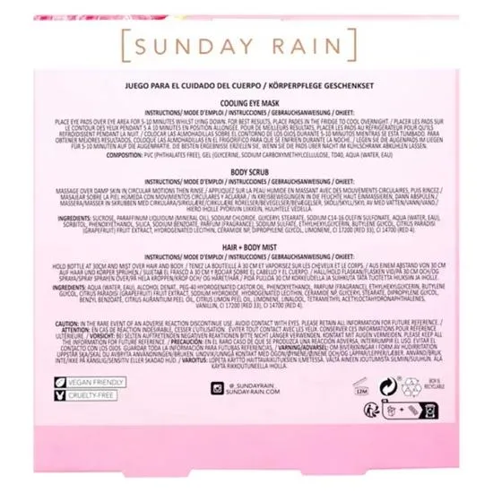 Sunday Rain Pink Grapefruit & Sea Salt Trio