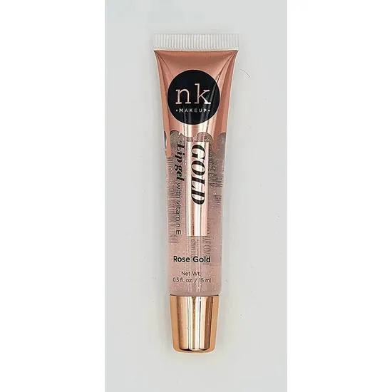 NICKA K NEWYORK NK Gold Lip Gel Vitamin E Rose Gold 15ml