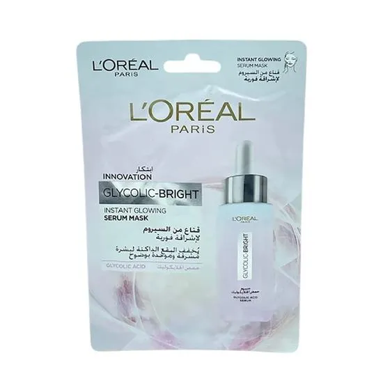 L'Oreal Paris Innovation Glycolic Bright Instant Glowing Serum Mask 22g