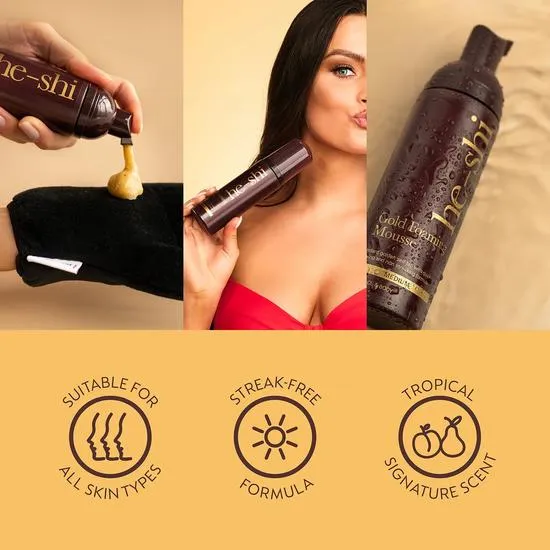 He-Shi Gold Foaming Mousse 150ml