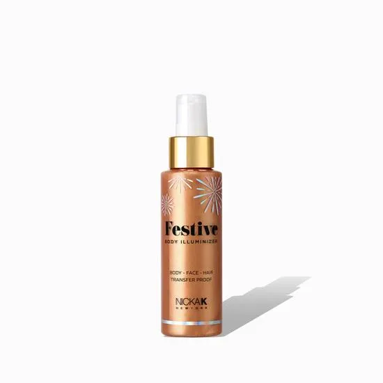 NICKA K NEWYORK Festive Body Illuminizer Bronze Gold 100ml