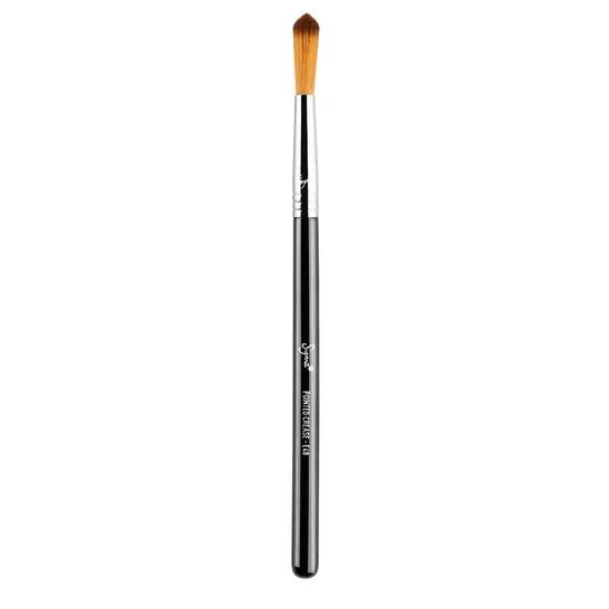 Sigma Beauty E48 Pointed Crease Brush Black & Chrome