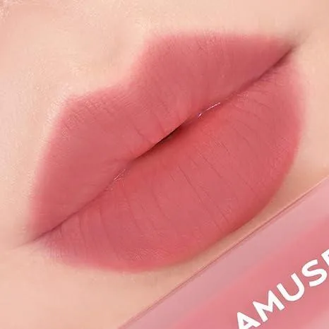 Amuse Dew Velvet Lipstick 01 Boksoonga Blossom Soft Peach