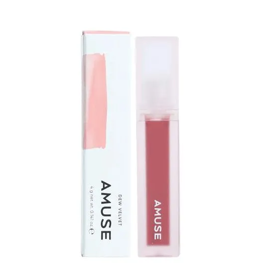 Amuse Dew Velvet Lipstick 01 Boksoonga Blossom Soft Peach