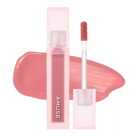 Amuse Dew Velvet Lipstick 01 Boksoonga Blossom Soft Peach