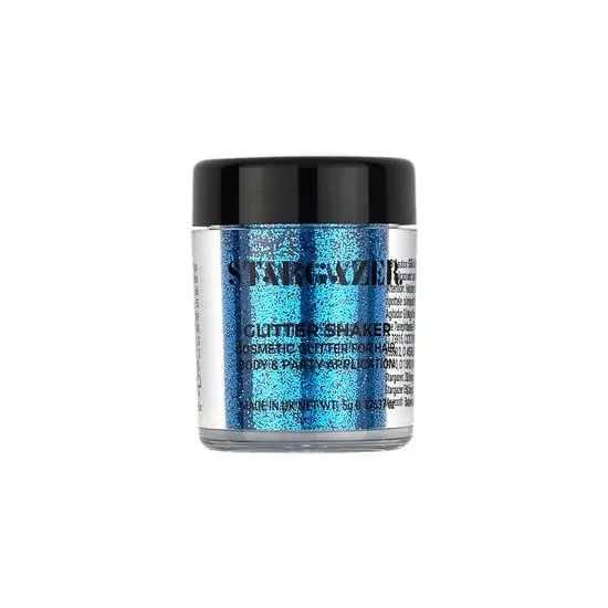 Stargazer Face Glitter Hologram Blue