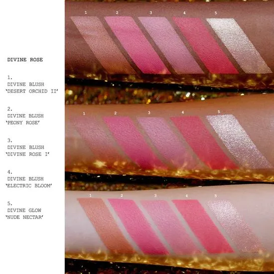 Pat McGrath Labs Celestial Nirvana Divine Blush + Glow Cheek Palette Divine Rose