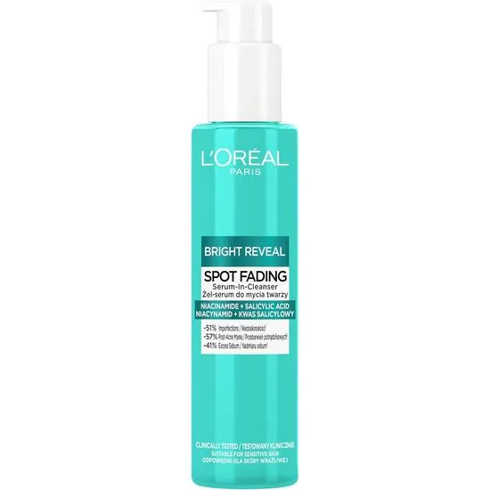 L'Oreal Paris Bright Reveal Spot Fading Serum In Cleanser 150ml