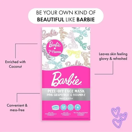 7th Heaven Barbie Pamper Hamper Moisturising & Fun Skin Care Gift Set