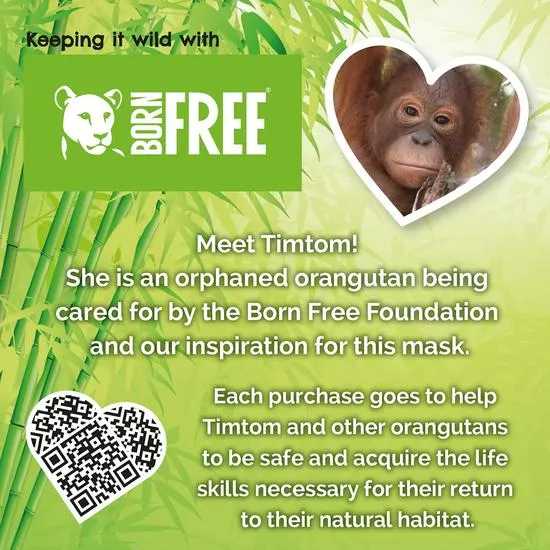 Montagne Jeunesse 7th Heaven Face Food Born Free TimTom Orangutan Sheet Mask Banana and Coconut