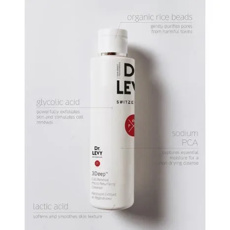 Dr Levy 3deep Renewal Micro-Resurfacing Cleanser 150ml