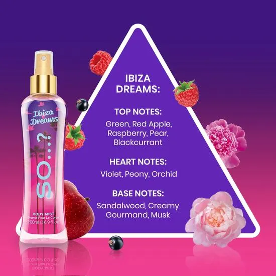 SO...? Ibiza Dreams Body Mist 200ml