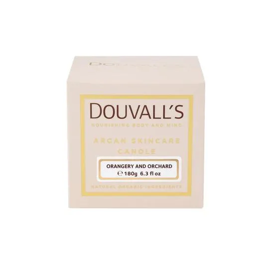 Douvall's Argan Massage Candle Orangery Orchard 180g