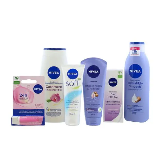 Nivea Pampering Moments Of Joy 6pc Gift Set