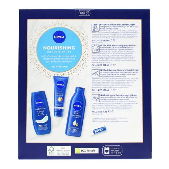 Nivea Nourishing Moments Of Joy 4pc Gift Set