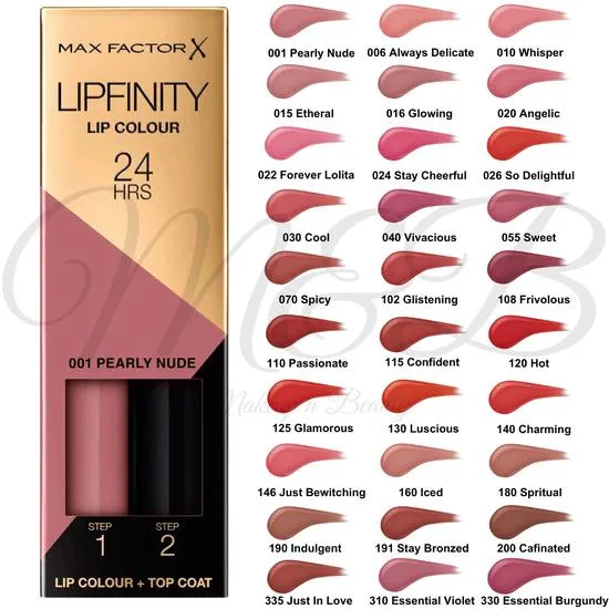 Max Factor Lipfinity Lip Colour 084 Rising Star
