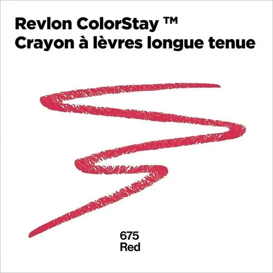 Revlon Colourstay 8hr Long Lasting Bold Lip Liner 675 Red
