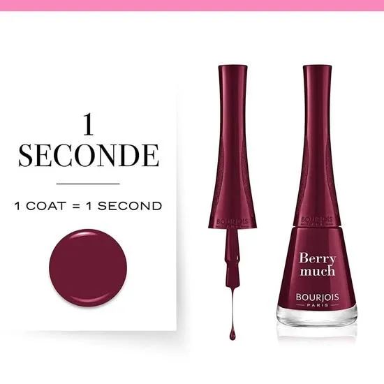 Bourjois 1 Second Nail Polish 07 Berry Much