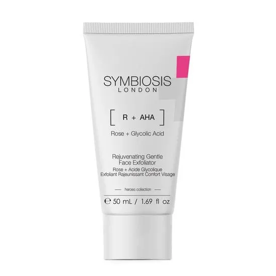 Symbiosis [Rose + Glycolic Acid] Rejuvenating Gentle Face Exfoliator Signature Pack