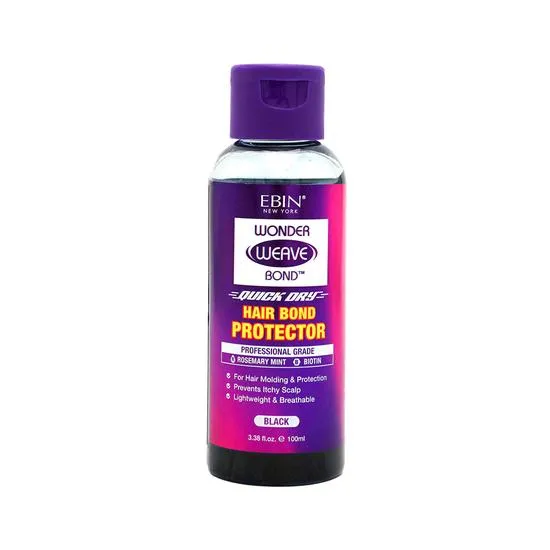 Ebin New York Wonder Weave Bond Hair Bond Protector Black 100ml