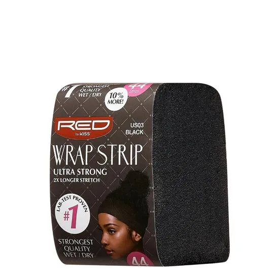 Kiss Wrap Strip US03 Black 44 Strips