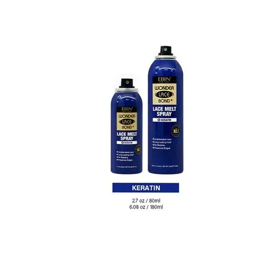 Ebin New York Wonder Lace Bond Lace Melt Spray Keratin Biotin 80ml