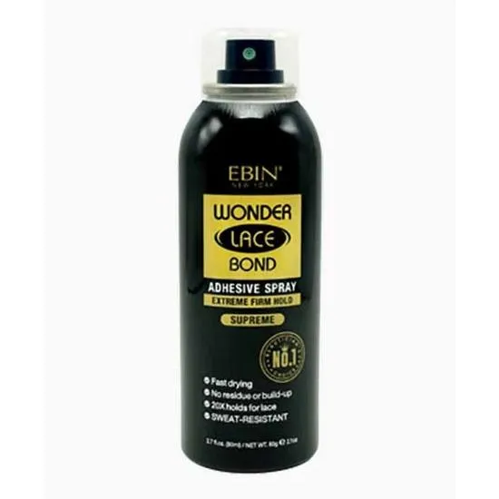 Ebin New York Wonder Lace Bond Adhesive Spray Extreme Firm Hold 30ml