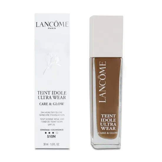 Lancôme Teint Idole Ultra Wear Care & Glow Foundation 510N Natural Brown Shade