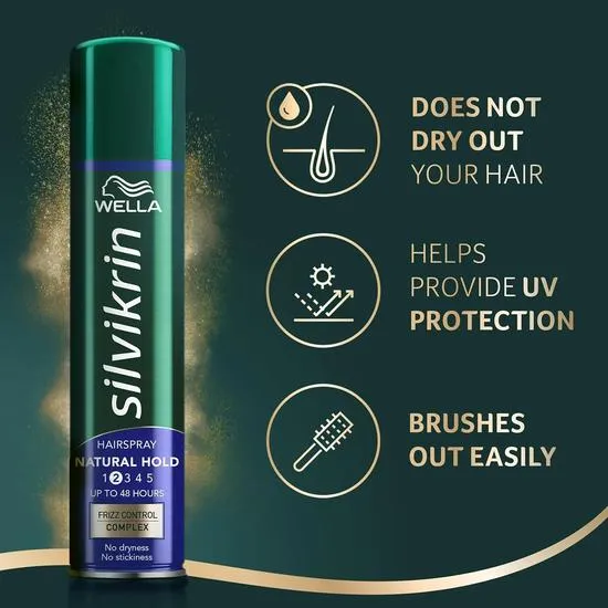 Wella Silvikrin Classic Natural Hold Hairspray 250ml
