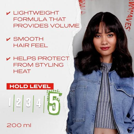 Wella Shock Waves Volume 5 Mousse 200ml