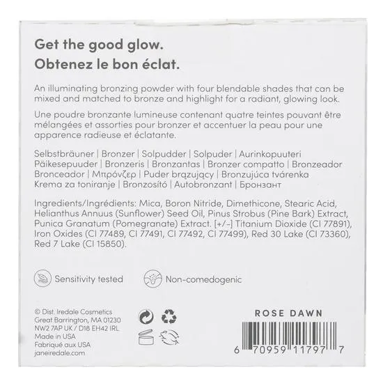 Jane Iredale PureBronze Shimmer Bronzer Palette Peaches & Cream - Refill