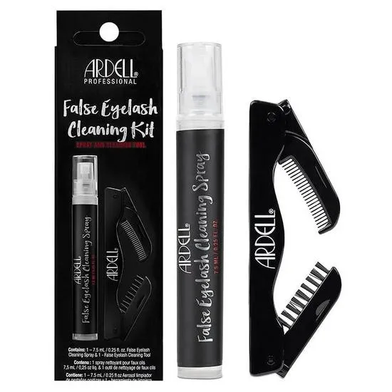 Ardell Professional False Eyelash Cleaning Kit Spray And Cleaning Tool