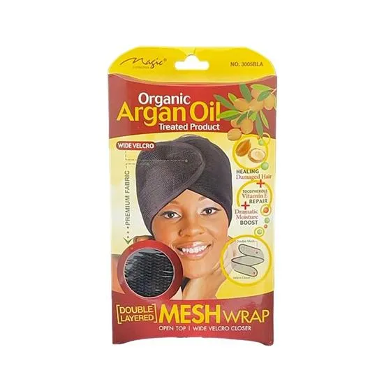 Magic Collection Organic Argan Oil Treated Product Mesh Wrap 3005BLA