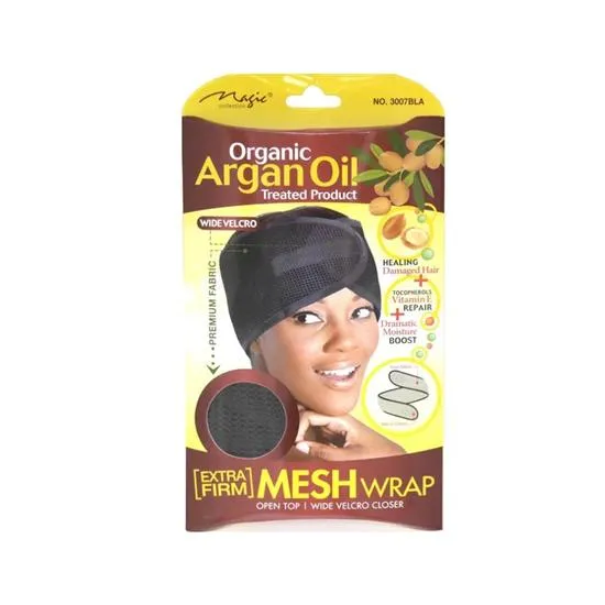 Magic Collection Organic Argan Oil Extra Firm Mesh Wrap 3007BLA