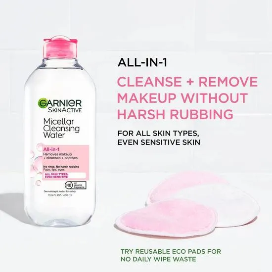 Garnier Micellar Cleansing Water For Normal & Sensitive Skin 400ml
