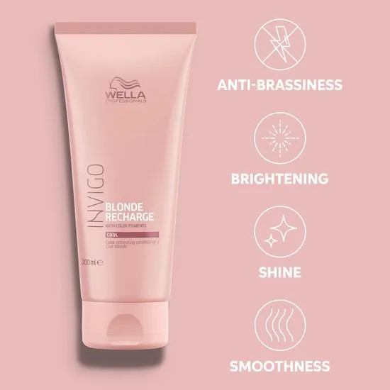 Wella Invigo Cool Blonde Recharge Colour Refreshing Conditioner 200ml