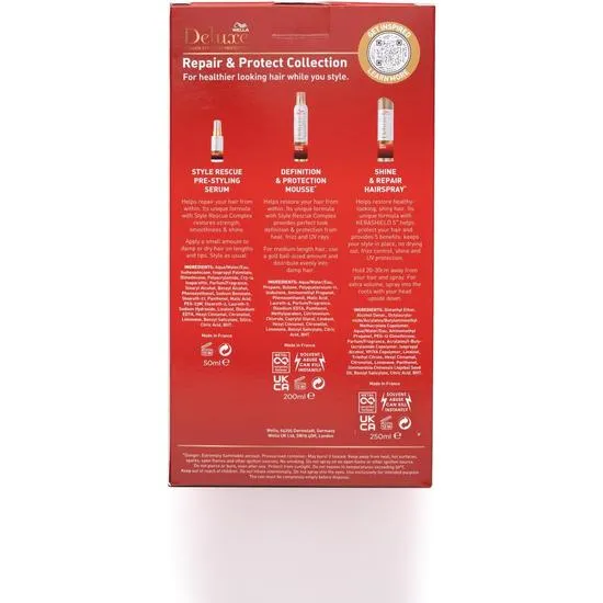 Wella Deluxe Ultimate Style & Protection Gift Set