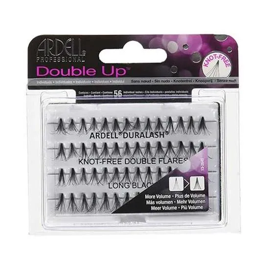 Ardell Double Up Knot Free Double Flares Lashes Long Black