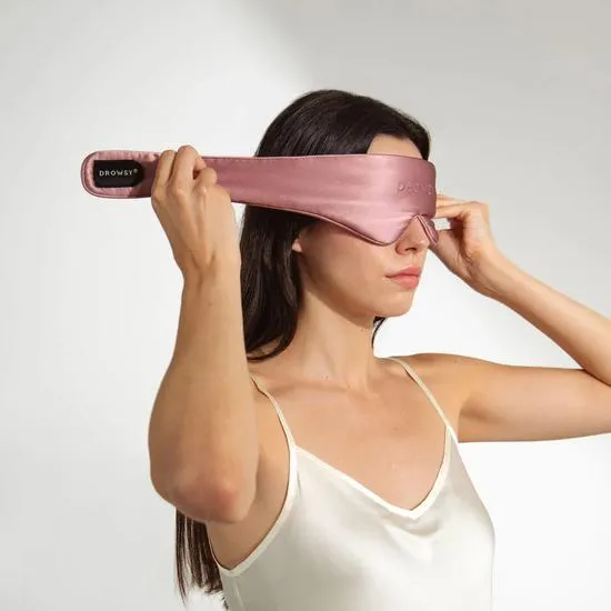Drowsy Damask Rose Featherweight Silk Sleep Mask