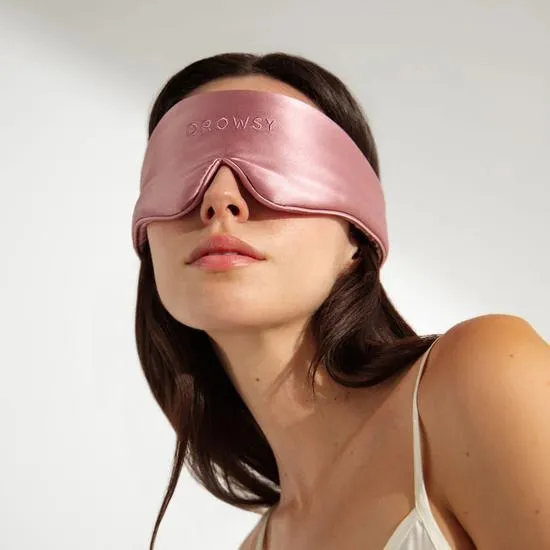 Drowsy Damask Rose Featherweight Silk Sleep Mask