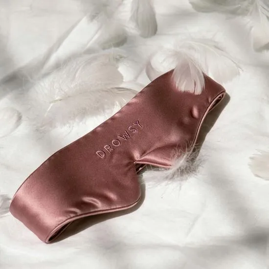 Drowsy Damask Rose Featherweight Silk Sleep Mask