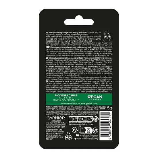 Garnier Caffeine Charcoal Revitalising Eye Mask 5g