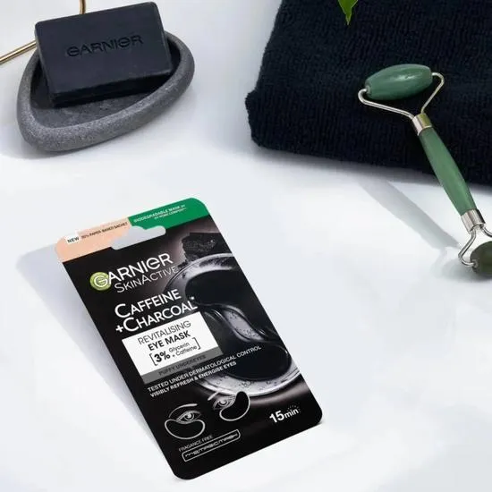 Garnier Caffeine Charcoal Revitalising Eye Mask 5g