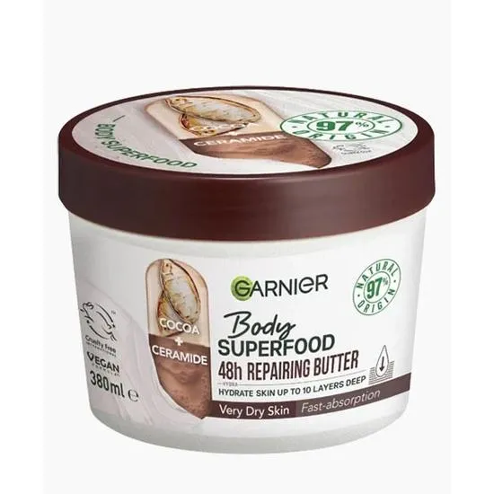 Garnier Body Superfood Cocoa Plus Ceramide 48h Repairing Butter 380ml